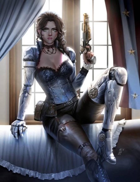 Стимпанк стрелок арт