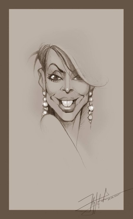 Шарж лара малер