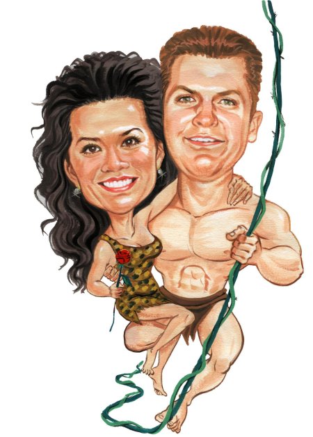 Семейный шарж