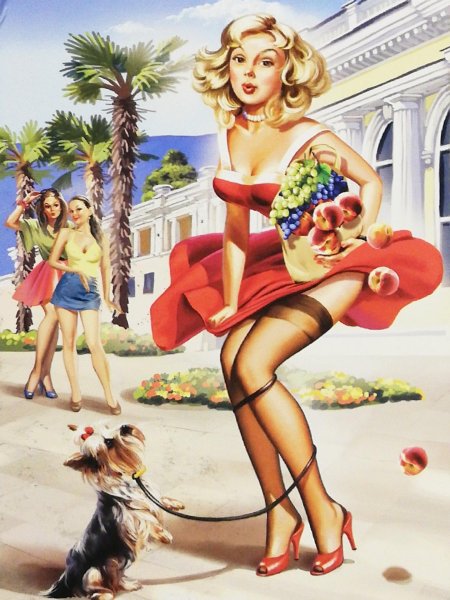 Художник пин ап барыкин