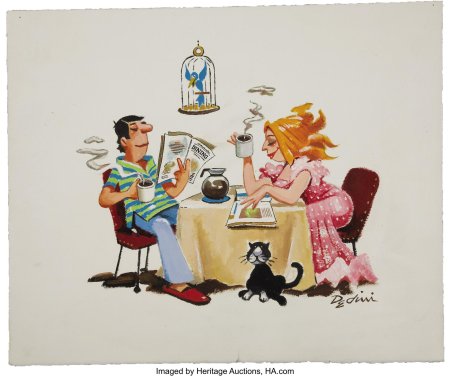 Художник-карикатурист жан-жак лу