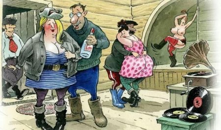 Карикатура смешная