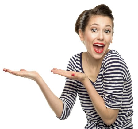 Девушка в шоке