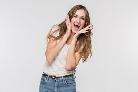 Эмоции девушки