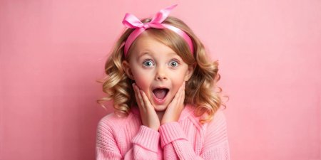 Удивленная девочка
