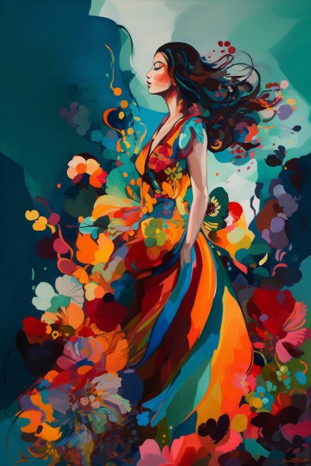 Красочная картина