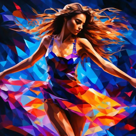 Танцующая девушка