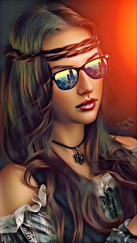 Девушка в очках