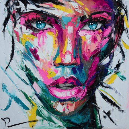 Портрет в стиле абстракционизма