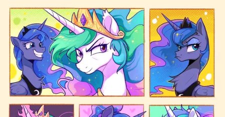 Млп принцесса луна и селестия