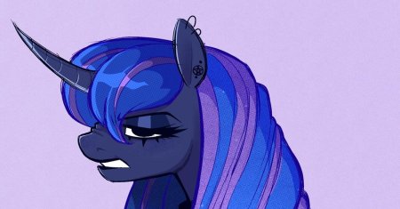 Принцесса луна в профиль