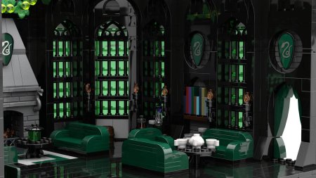 Лего гарри поттер гостиная слизерина