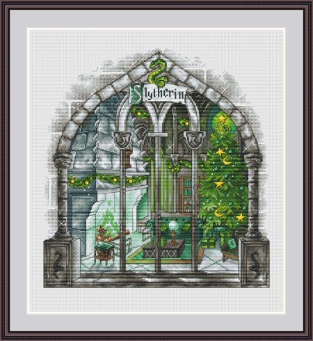 Гостиная слизерина вышивка