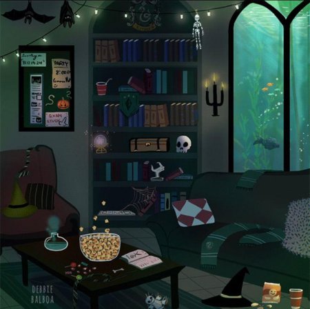 Гарри поттер гостиная слизерина