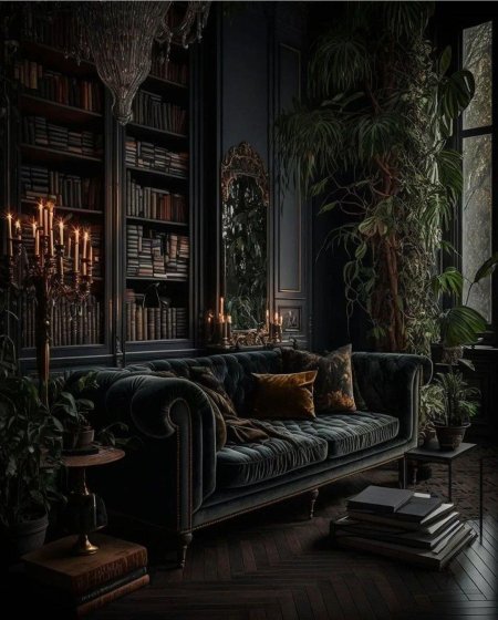 Викторианская готика интерьер