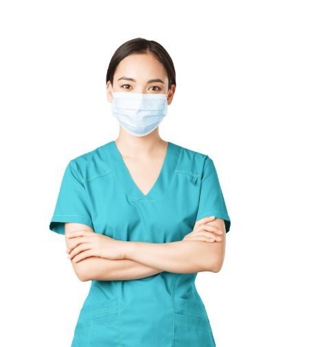 Красивая азиатская медсестра