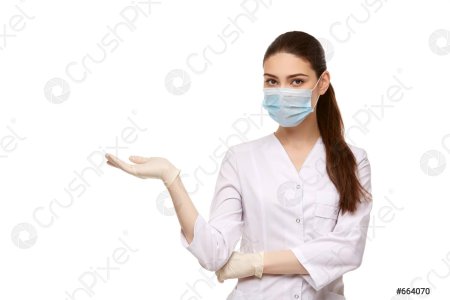 Медсестра в маске