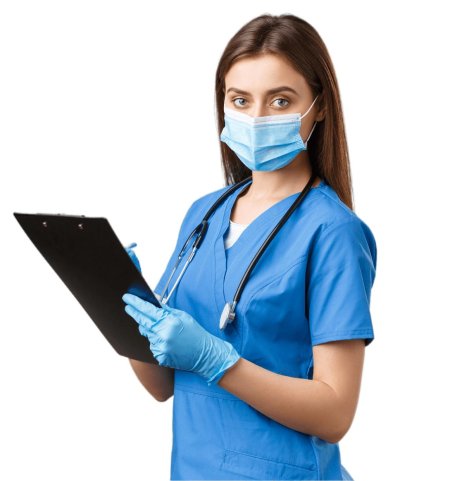 Врач в маске