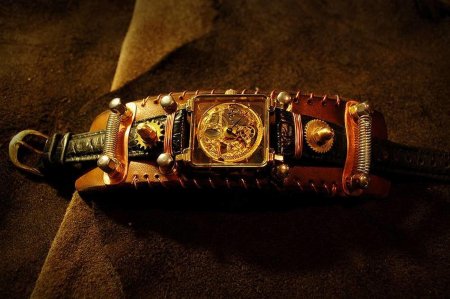 Наручные часы в стиле стимпанк
