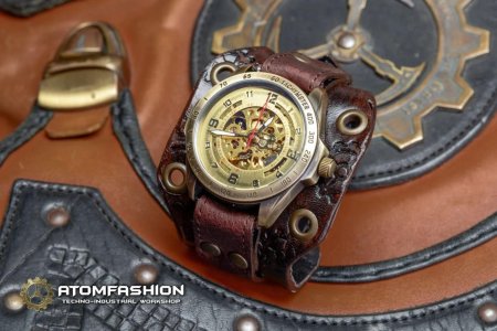 Часы стимпанк наручные мужские
