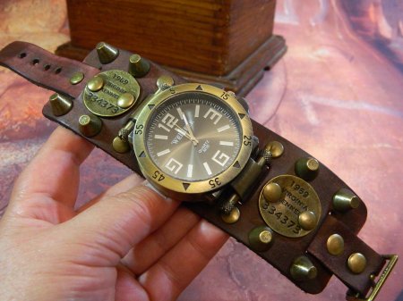 Часы наручные стин панк