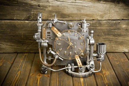 Настенные часы в стиле стимпанк