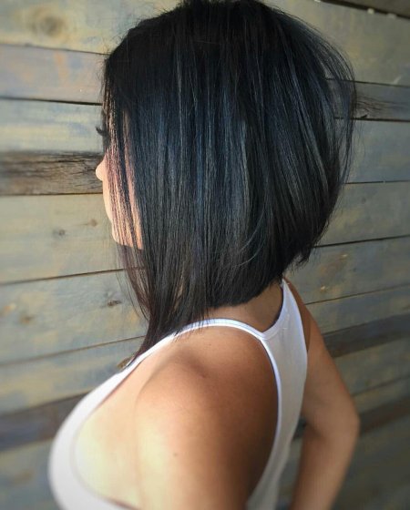 Лонг боб стрижка