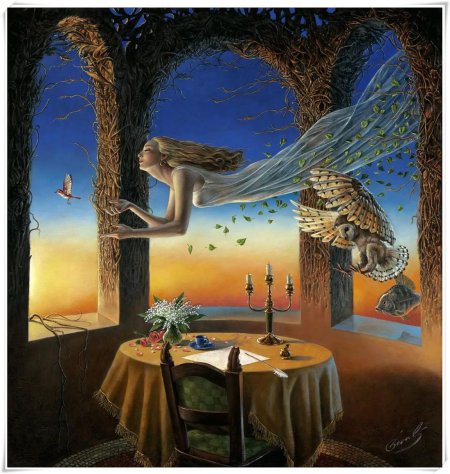 Американский художник-сюрреалист майкл шеваль