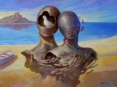 Художник сюрреалист альберто панкорбо