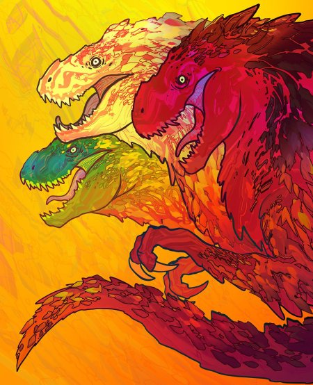 Арты динозавров