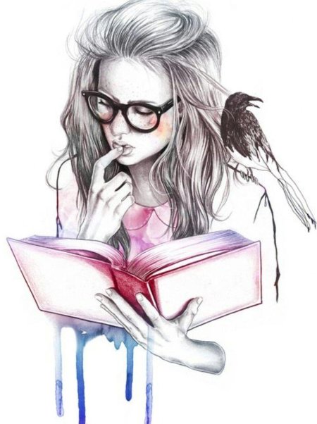 Рисунки девушек