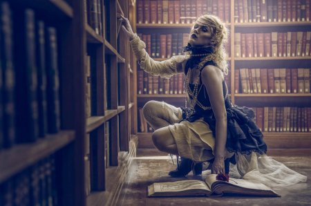 Фотосессия с книгами