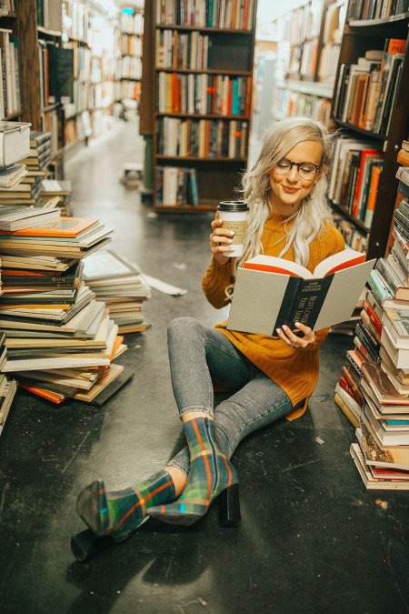 Фотосессия в библиотеке