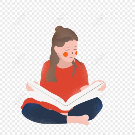 Читающая девушка