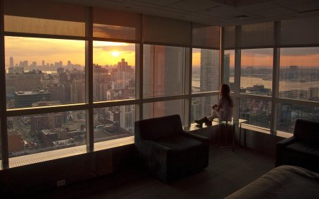 Вид из панорамного окна