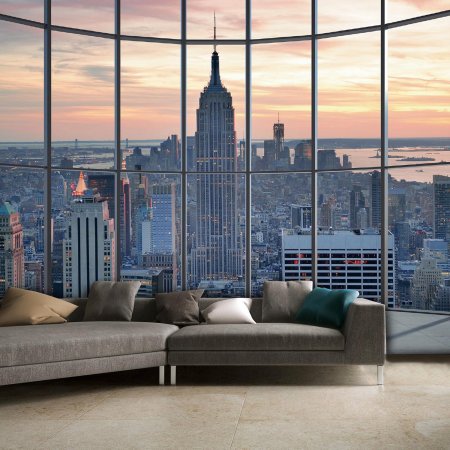 Окно с видом на город