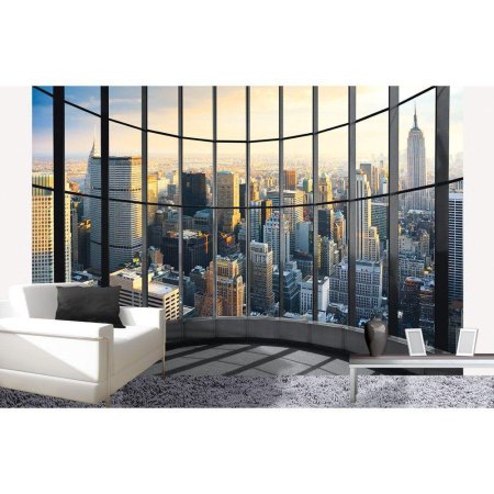 Вид из окна небоскреба