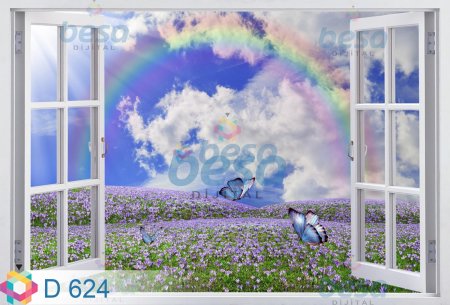 Фотокартина вид из окна