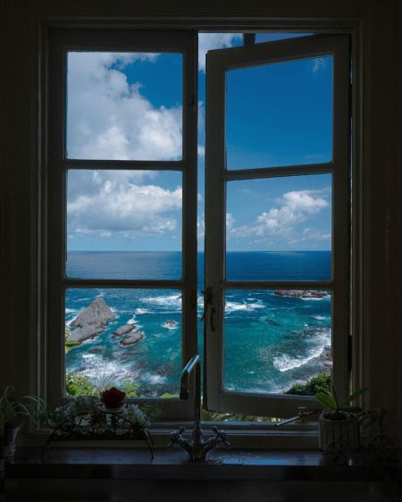 Вид из окна красивый