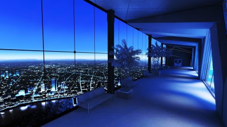 Красивый вид из окна