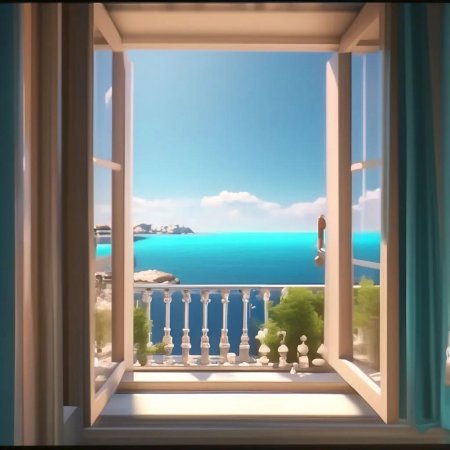 Окно с видом на море