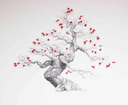 Дерево в японском стиле