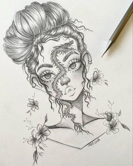 Эскизы ручкой