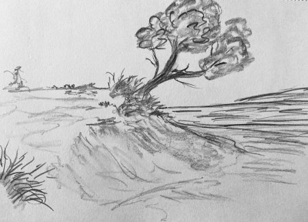 Пейзаж набросок