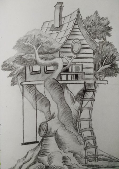 Эскиз домика