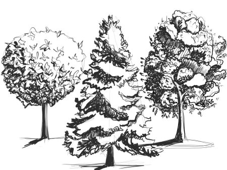 Стилизованные деревья