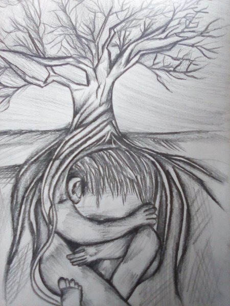 Дерево эскиз