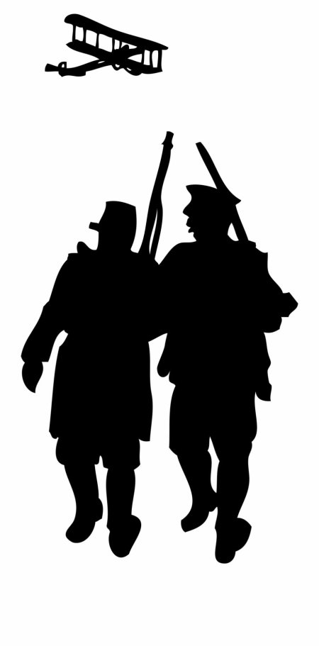 Советский солдат силуэт