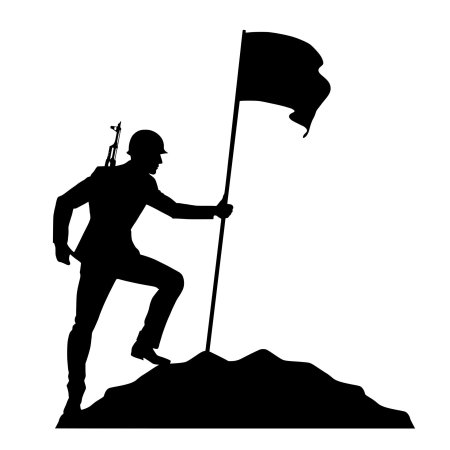 Победа силуэт