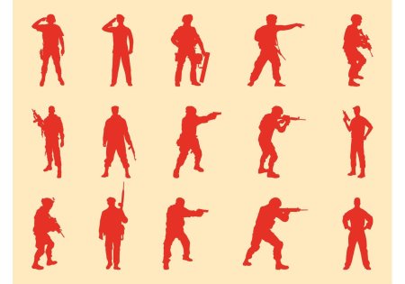 Солдат вектор